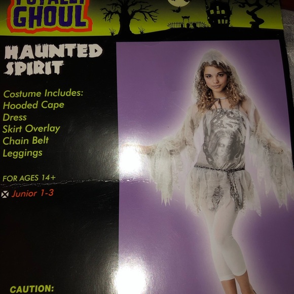 Haunted Spirit Teen Junior Halloween costume Teen - Picture 1 of 7